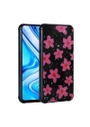 More TR Xiaomi Redmi Note 9S Kılıf Simli Desenli Kamera Korumalı Parlak Zore Popy Kapak