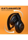 More TR Zore M6 Plus Ayarlanabilir ve Katlanabilir Kulak Üstü Bluetooth Kulaklık