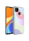 More TR Xiaomi Redmi 9C Kılıf Airbag Kenarlı Renkli Desenli Silikon Zore Elegans Kapak