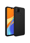 More TR Xiaomi Redmi 9C Kılıf Metal Çerçeve ve Buton Tasarımlı Silikon Zore Luna Kapak