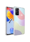 More TR Xiaomi Redmi Note 11 Global Kılıf Airbag Kenarlı Renkli Desenli Silikon Zore Elegans Kapak