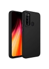 More TR Xiaomi Redmi Note 8 Kılıf Metal Çerçeve ve Buton Tasarımlı Silikon Zore Luna Kapak