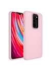 More TR Xiaomi Redmi Note 8 Pro Kılıf Metal Çerçeve ve Buton Tasarımlı Silikon Zore Luna Kapak