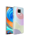 More TR Xiaomi Redmi Note 9 Pro Kılıf Airbag Kenarlı Renkli Desenli Silikon Zore Elegans Kapak