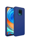 More TR Xiaomi Redmi Note 9 Pro Kılıf Metal Çerçeve ve Buton Tasarımlı Silikon Zore Luna Kapak