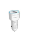 More TR Zore CC-01 Hızlı Şarj Özellikli LED Işıklı Dual USB Araç Şarj Başlığı 18W