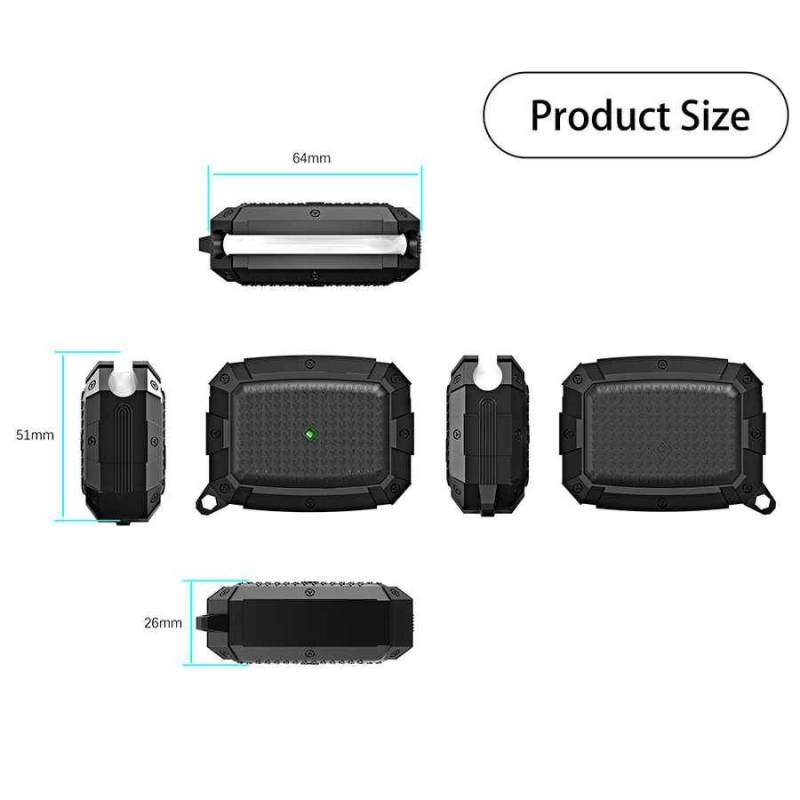 More TR Apple Airpods Pro Kılıf Zore Airbag 10 Silikon