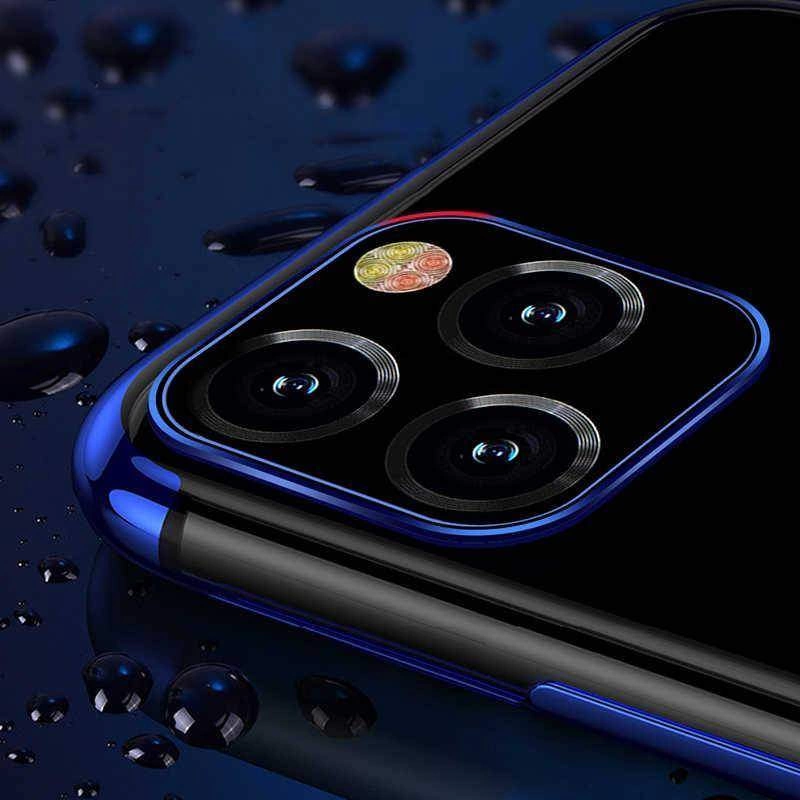 Apple iPhone 11 Pro Max Kılıf Zore Dört Köşeli Lazer Silikon Kapak