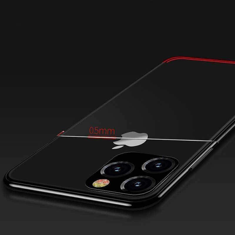 Apple iPhone 11 Pro Max Kılıf Zore Dört Köşeli Lazer Silikon Kapak