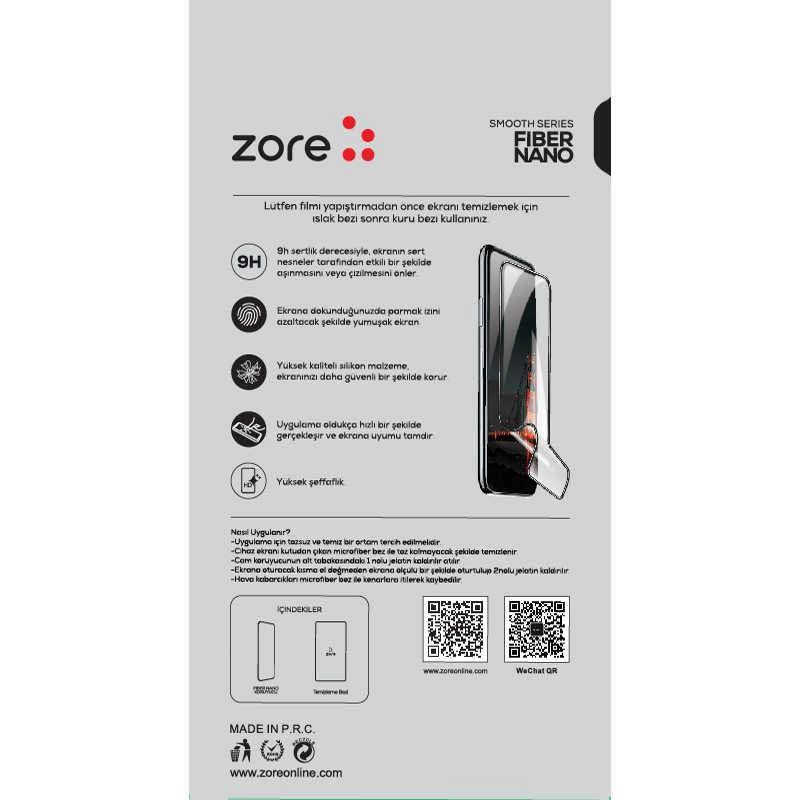 More TR Apple iPhone 11 Pro Zore Fiber Nano Ekran Koruyucu