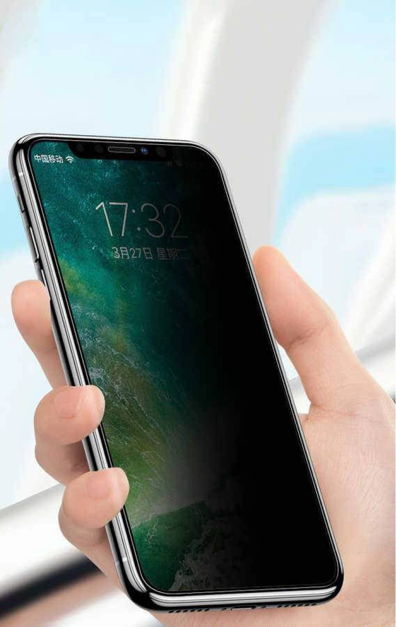 More TR Apple iPhone 11 Zore Anti-Dust Mat Privacy Temperli Ekran Koruyucu