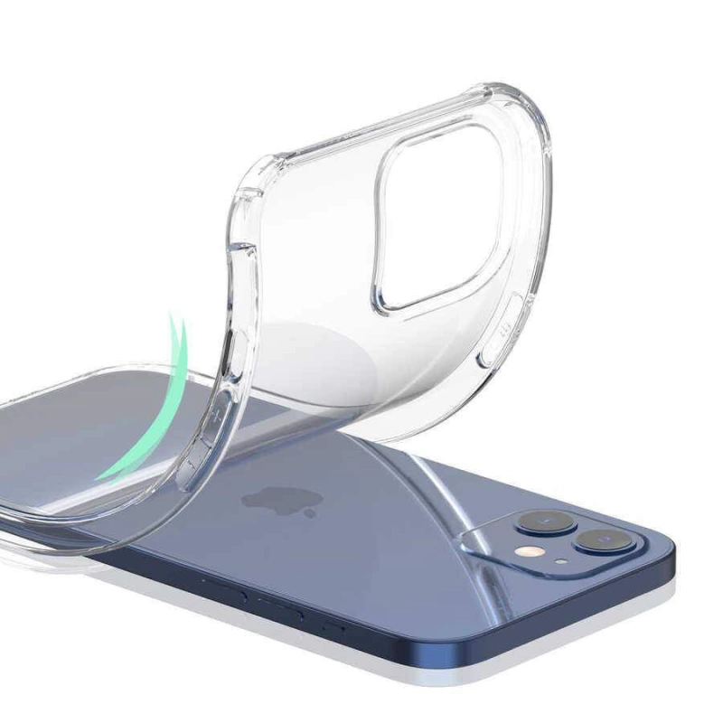 More TR Apple iPhone 12 Kılıf Kajsa Transparent Kapak