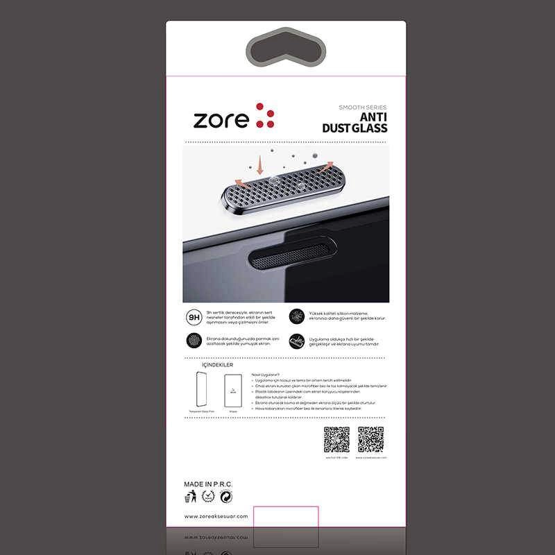 More TR Apple iPhone 12 Mini Zore Anti-Dust Temperli Ekran Koruyucu