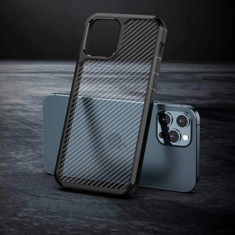 More TR Apple iPhone 12 Pro Kılıf Zore İnoks Kapak