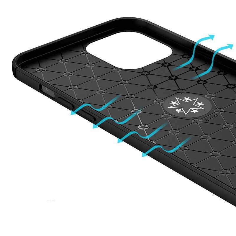 More TR Apple iPhone 12 Pro Max Kılıf Zore Ravel Silikon Kapak