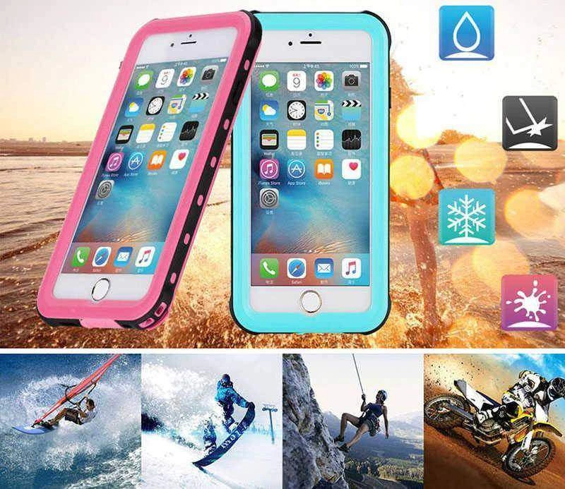 More TR Apple iPhone 8 Plus Kılıf 1-1 Su Geçirmez Kılıf