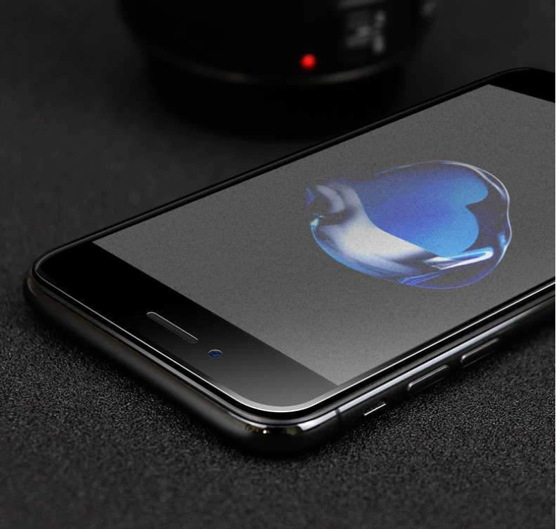 More TR Apple iPhone 8 Zore Anti-Dust Mat Privacy Temperli Ekran Koruyucu