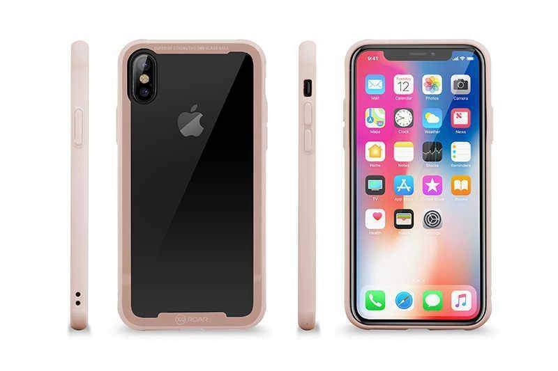 Apple iPhone X Kılıf Roar Glassoul Airframe Kapak