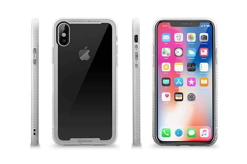 Apple iPhone X Kılıf Roar Glassoul Airframe Kapak