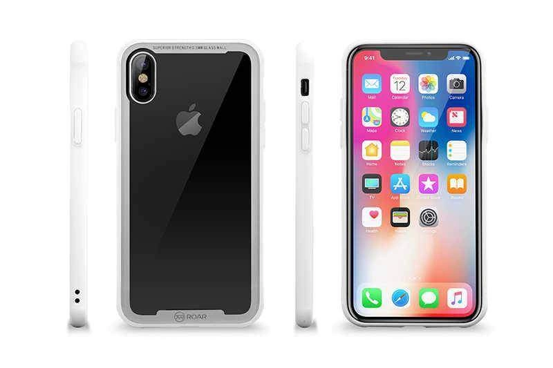 Apple iPhone X Kılıf Roar Glassoul Airframe Kapak