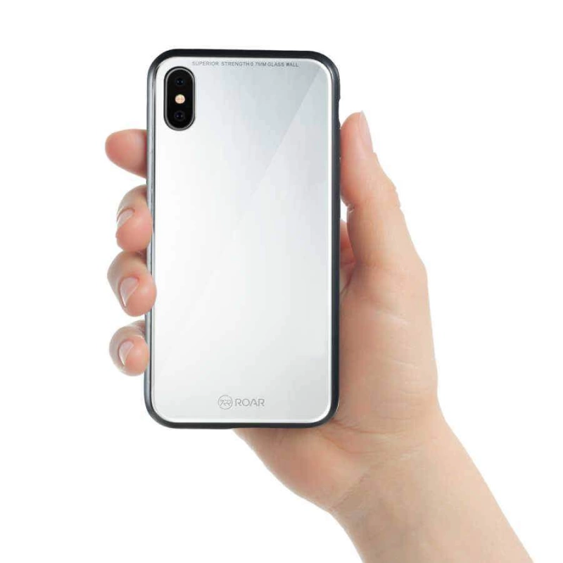 Apple iPhone X Kılıf Roar Mira Glass Kapak