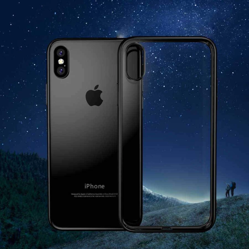 More TR Apple iPhone X Kılıf Zore Hom Silikon