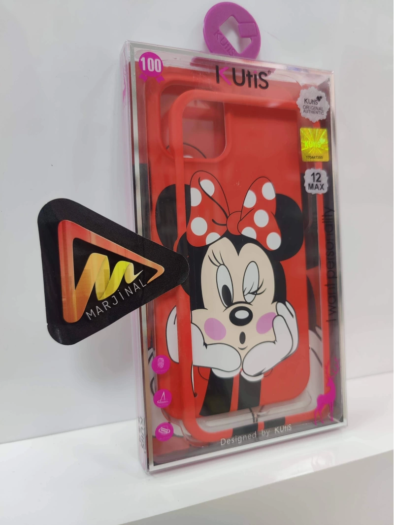 Kutis 360 Koruma Kılıf - Minnie Mouse Kırmızı