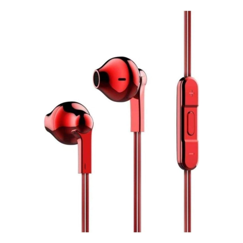 Baseus Encok H03 Stereo Bass 3.5mm Jack Hifi Kablolu Kulaklık - Kırmızı