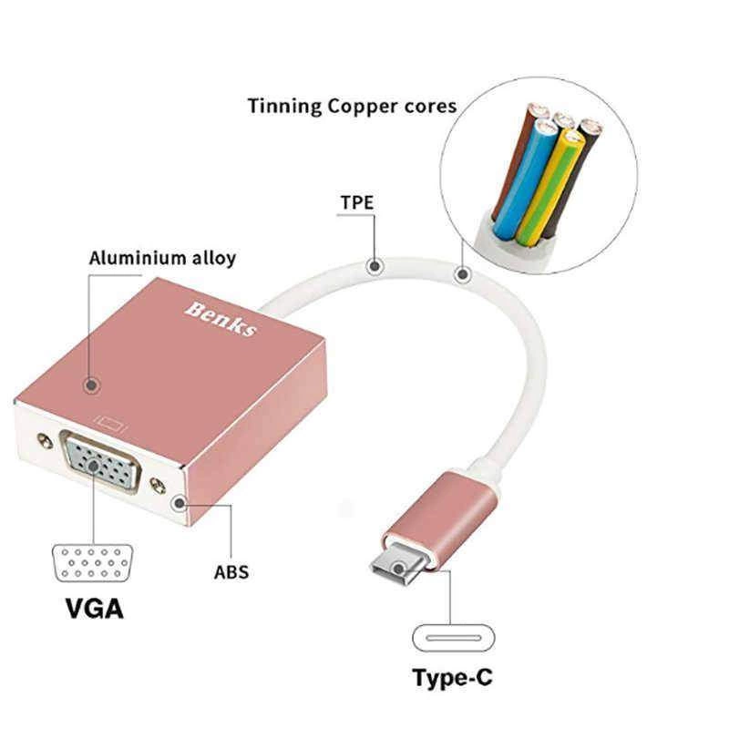 More TR Benks Usb 3.1 Type-C to VGA Adaptör