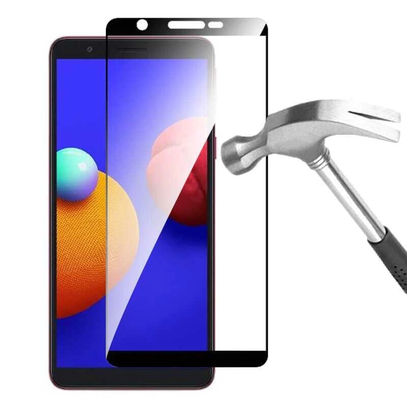 More TR Galaxy A01 Core Zore Kenarları Kırılmaya Dayanıklı Cam Ekran Koruyucu