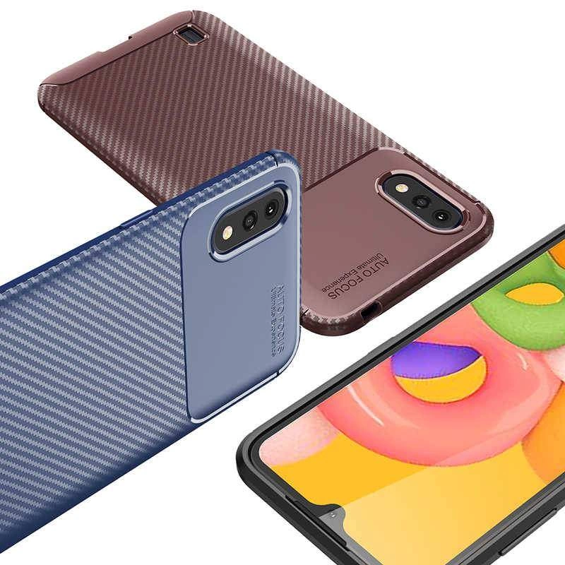More TR Galaxy A01 Kılıf Zore Negro Silikon Kapak