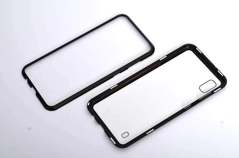 More TR Galaxy A10 Kılıf Zore Devrim Mıknatıslı Cam Kapak