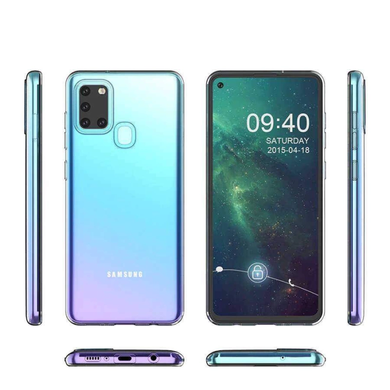 More TR Galaxy A21S Kılıf Zore Süper Silikon Kapak