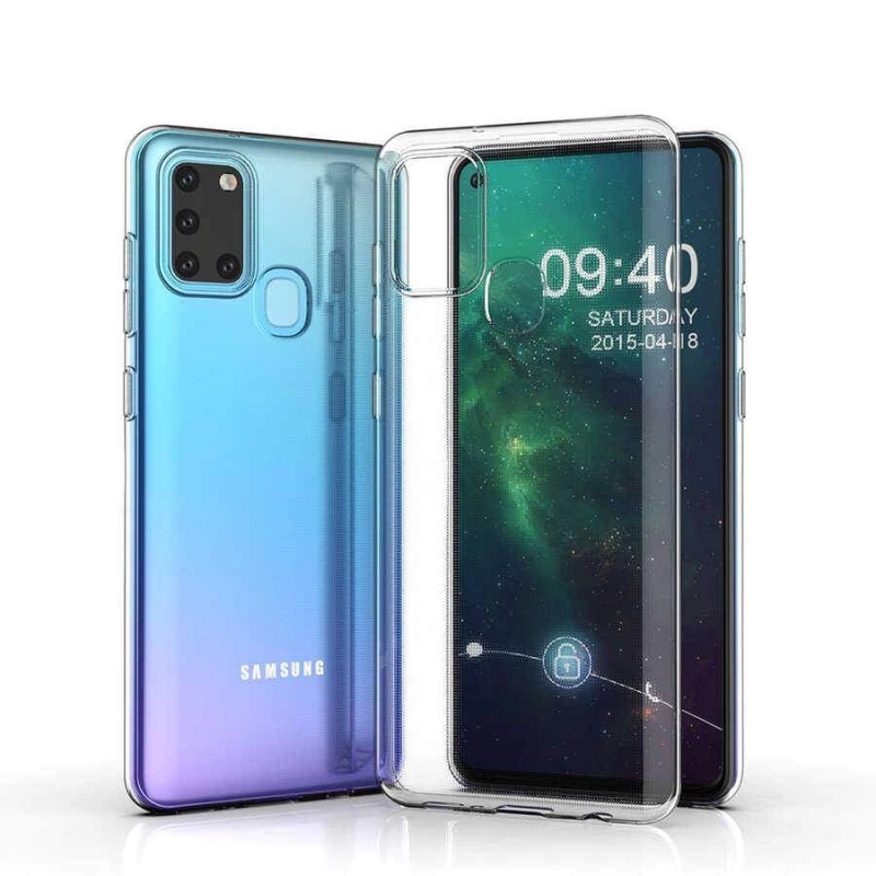 More TR Galaxy A21S Kılıf Zore Süper Silikon Kapak