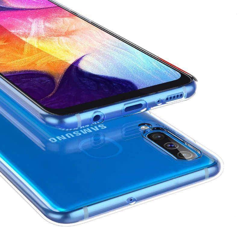 More TR Galaxy A50 Kılıf Zore Ultra İnce Silikon Kapak 0.2 mm