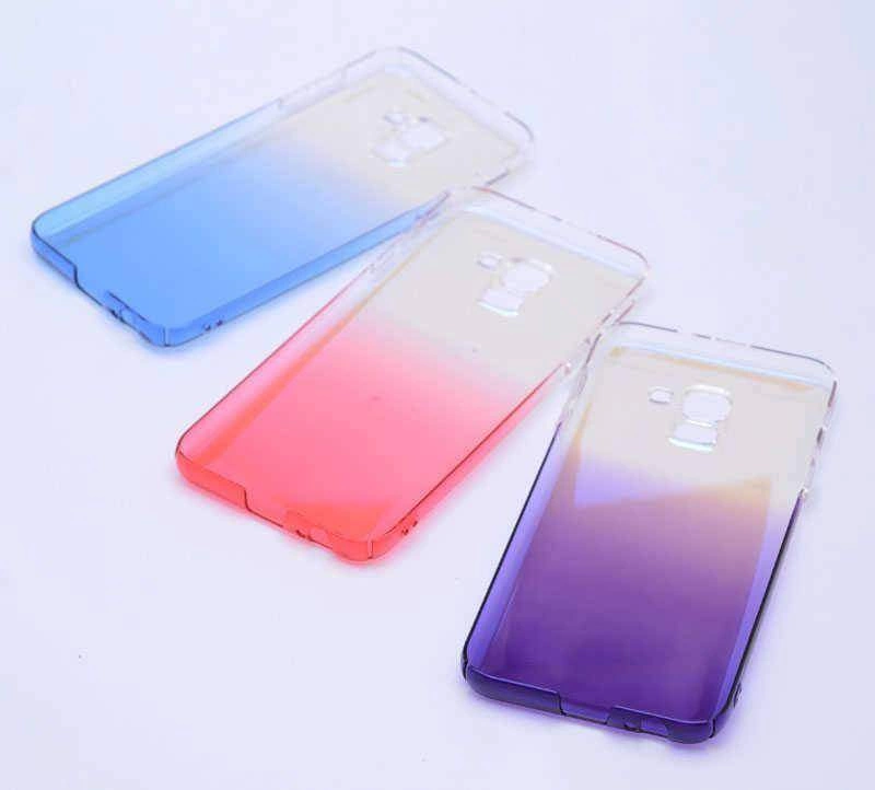 More TR Galaxy J6 Zore Renkli Transparan Kapak