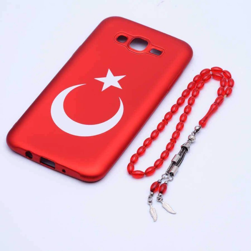 More TR Galaxy J7 2016 Kılıf Zore Bayrak Silikon