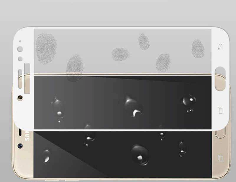 Galaxy J730 Pro Zore Kenarları Kırılmaya Dayanıklı Cam Ekran Koruyucu