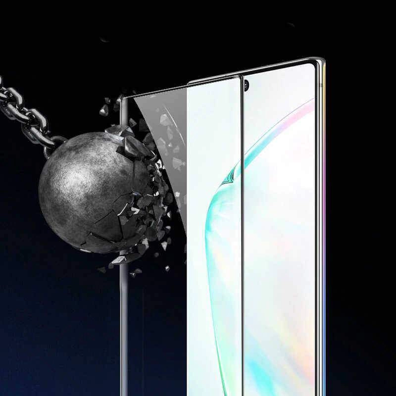 More TR Galaxy Note 10 Zore Kavisli Full Yapışkanlı Cam Ekran Koruyucu