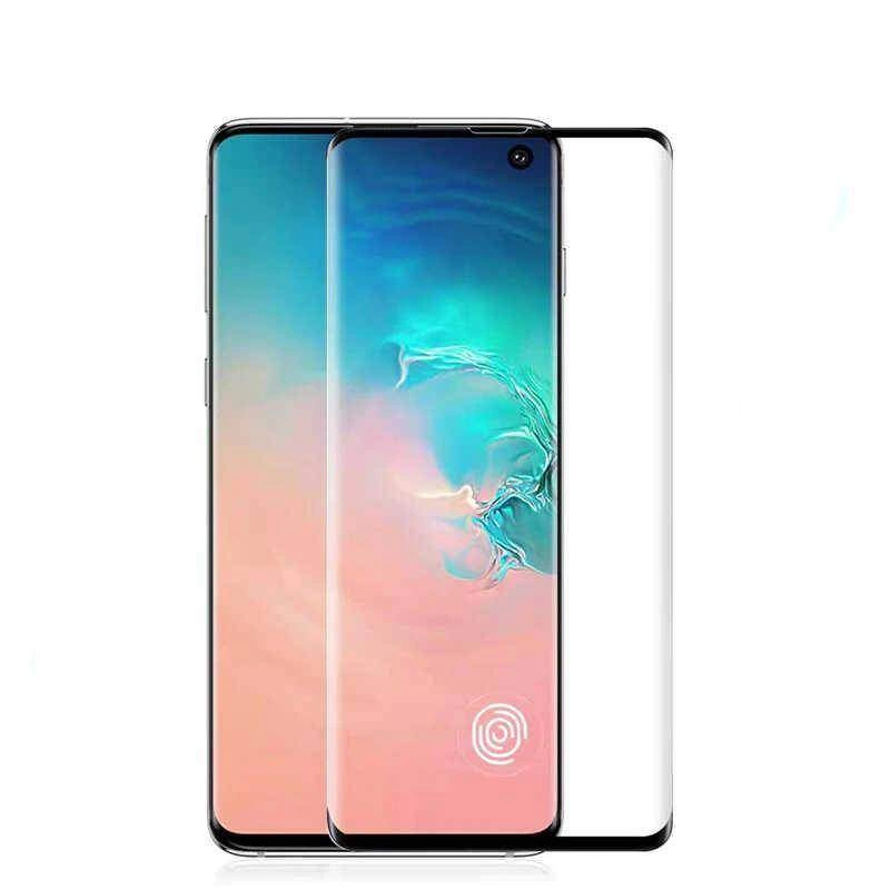 More TR Galaxy S10 Plus Zore Kavisli Full Yapışkanlı Cam Ekran Koruyucu