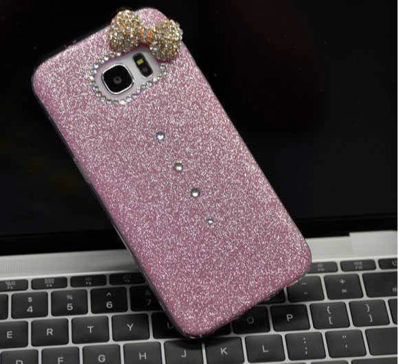 More TR Galaxy S7 Kılıf Zore Fiyonklu Simli Silikon