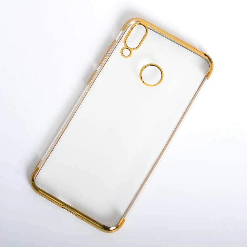 More TR Huawei Honor 8C Kılıf Zore Dört Köşeli Lazer Silikon Kapak