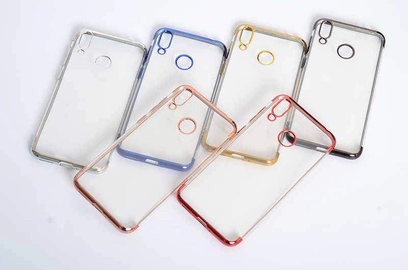 More TR Huawei Honor 8C Kılıf Zore Dört Köşeli Lazer Silikon Kapak