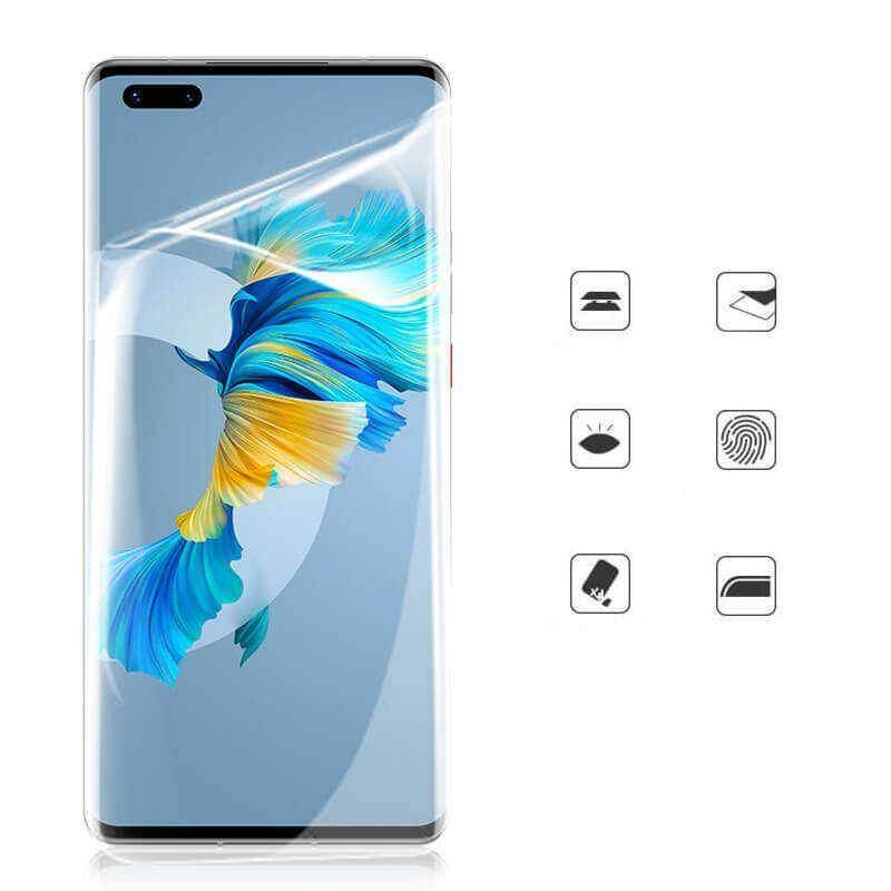 More TR Huawei Mate 40 Pro Zore Süper Pet Ekran Koruyucu Jelatin