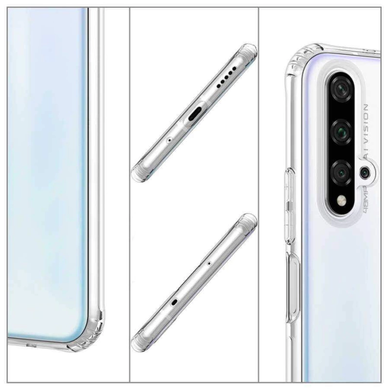 More TR Huawei Nova 5T Kılıf Zore Nitro Anti Shock Silikon