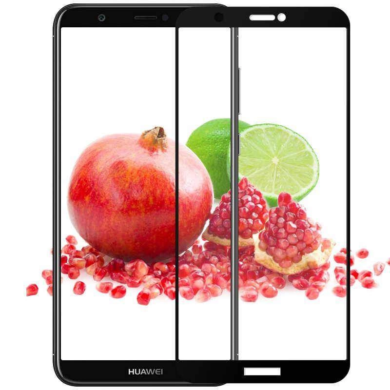 More TR Huawei P Smart Zore Kenarları Kırılmaya Dayanıklı Cam Ekran Koruyucu