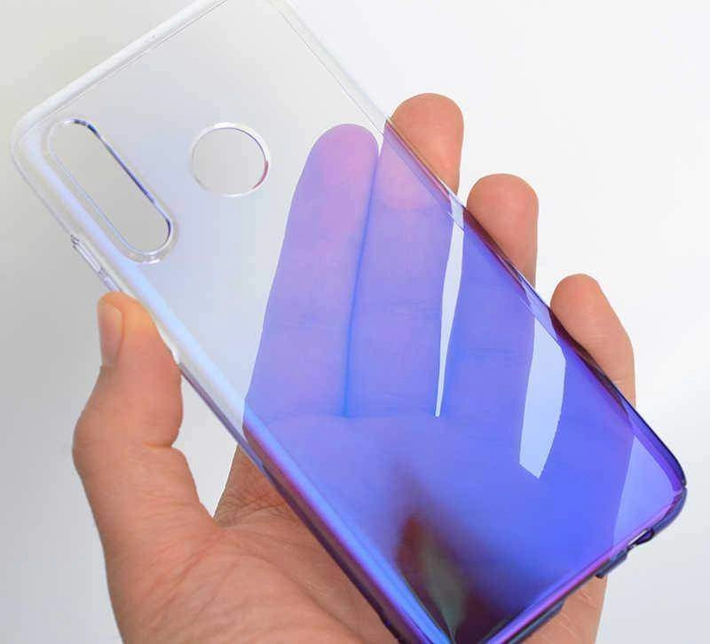 More TR Huawei P30 Lite Kılıf Zore Renkli Transparan Kapak