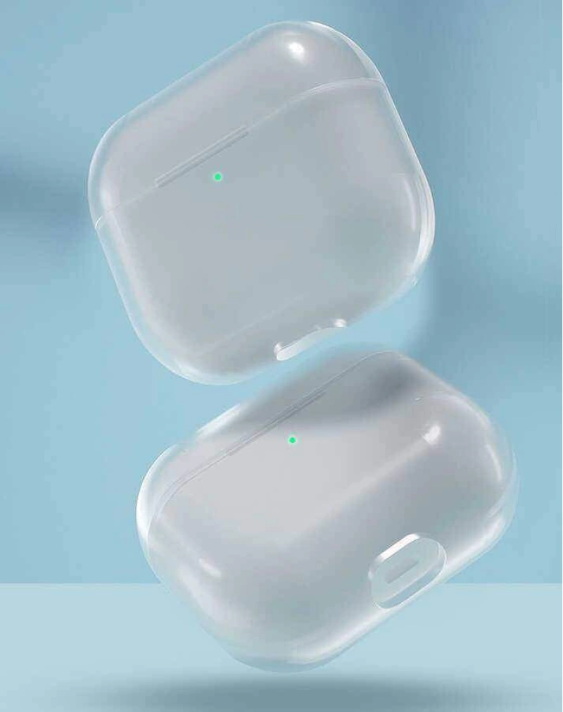 More TR Apple Airpods 3. Nesil Kılıf Şeffaf Sert Kristal Zore Airbag 14 Kılıf