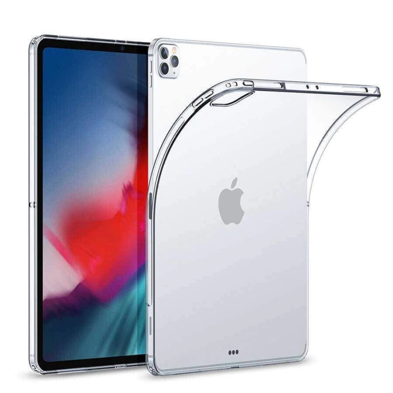 More TR Apple iPad Pro 12.9 Pro 2020 (4.Nesil) Kılıf Zore Tablet Süper Silikon Kapak