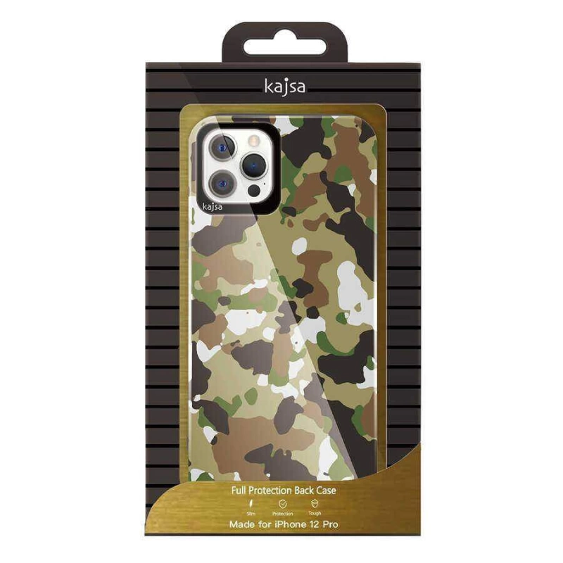 More TR Apple iPhone 12 Pro Kılıf Kajsa Camo Kapak